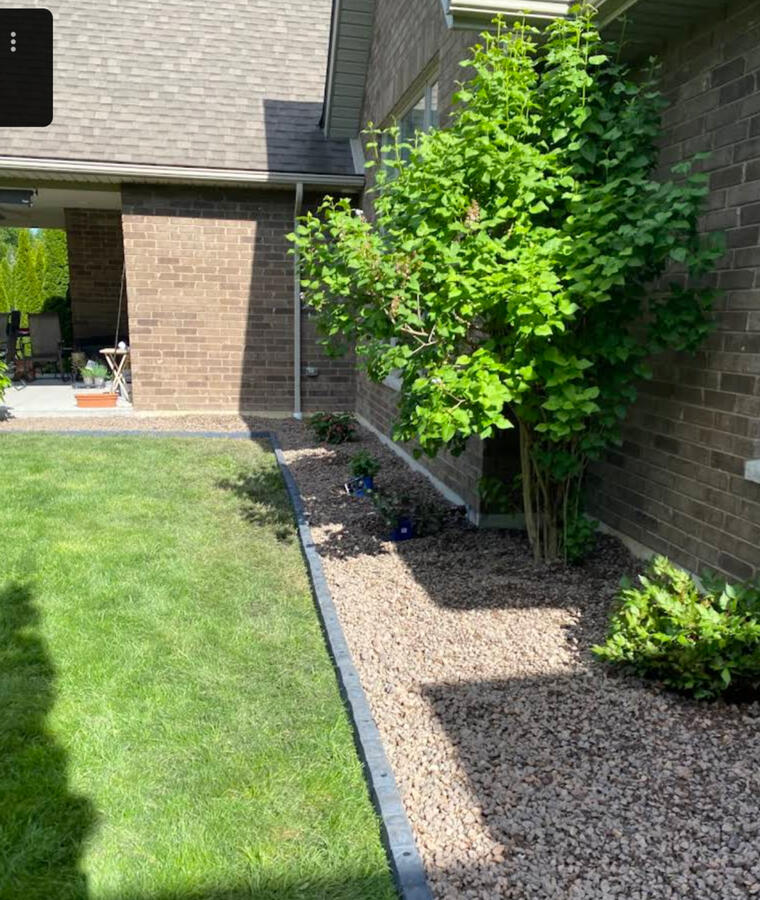 Backyard stonescaping Backyard stonescaping